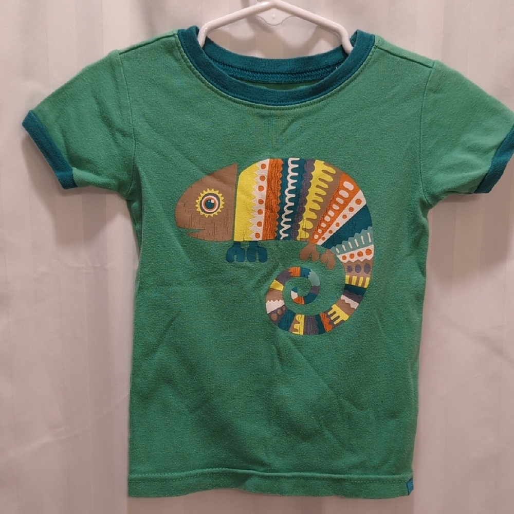 Baby GAP Cotton Short Sleeve Tee with Chameleon Design